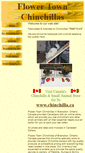 Mobile Screenshot of flowertownchinchillas.ca